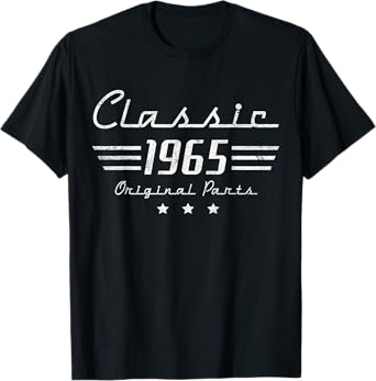 60 Year Old Vintage Classic Car 1965 60th Birthday Gifts Men T-Shirt