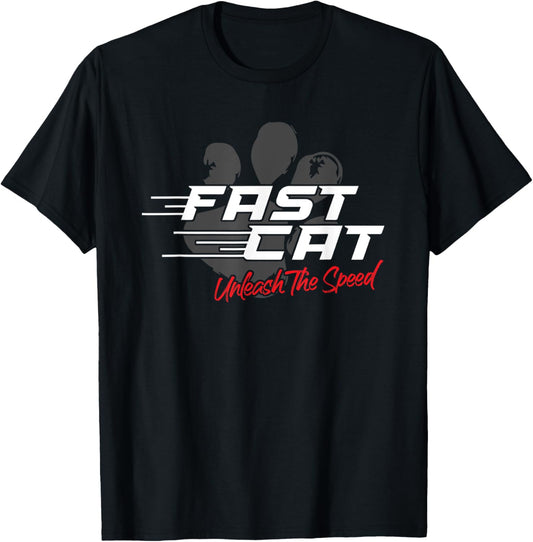 Fast Cat Dog Unleash The Speed Sport T-Shirt