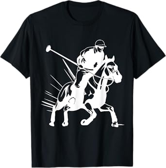 Polo Player Horse Sport Ride Riding Equestrian Sport Rider T-Shirt