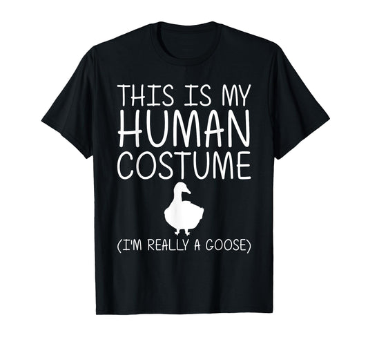 Goose Easy Halloween Human Costume Waterfowl Animal DIY Gift T-Shirt