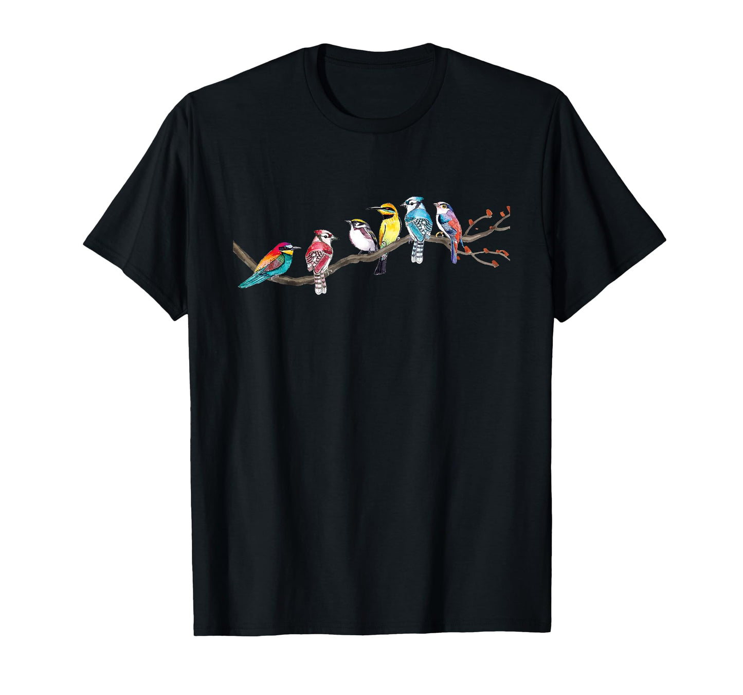 Birds On A Branch - Birding Bird Watching Bird Watcher T-Shirt