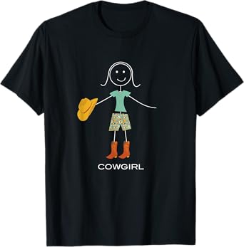 Funny Women's Cowgirl Girl Rodeo Horse Rancher T-Shirt