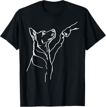 German Shepherd Fist Bump, Dog Fist Bump, German Shepherd T-Shirt