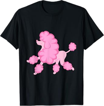 Fancy Pink Poodle T-Shirt T-Shirt