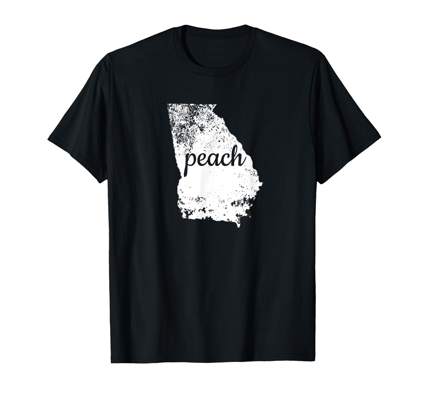 Georgia Peach State Shirt GA Map Love Pride Distressed Tee T-Shirt