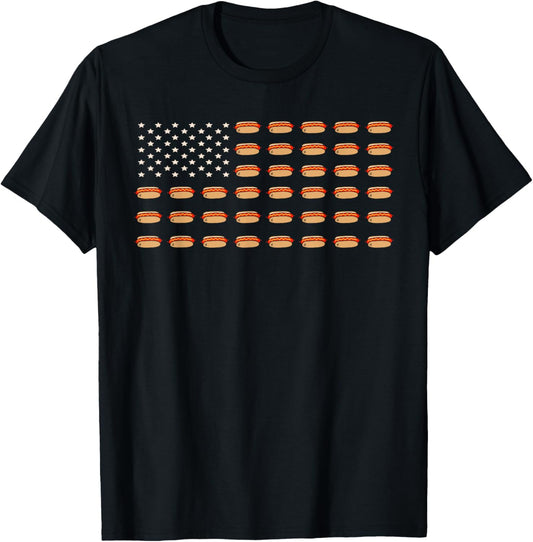 Funny Hot Dog Design For Kids Boys Girls Hotdog Gag Hot Dog T-Shirt