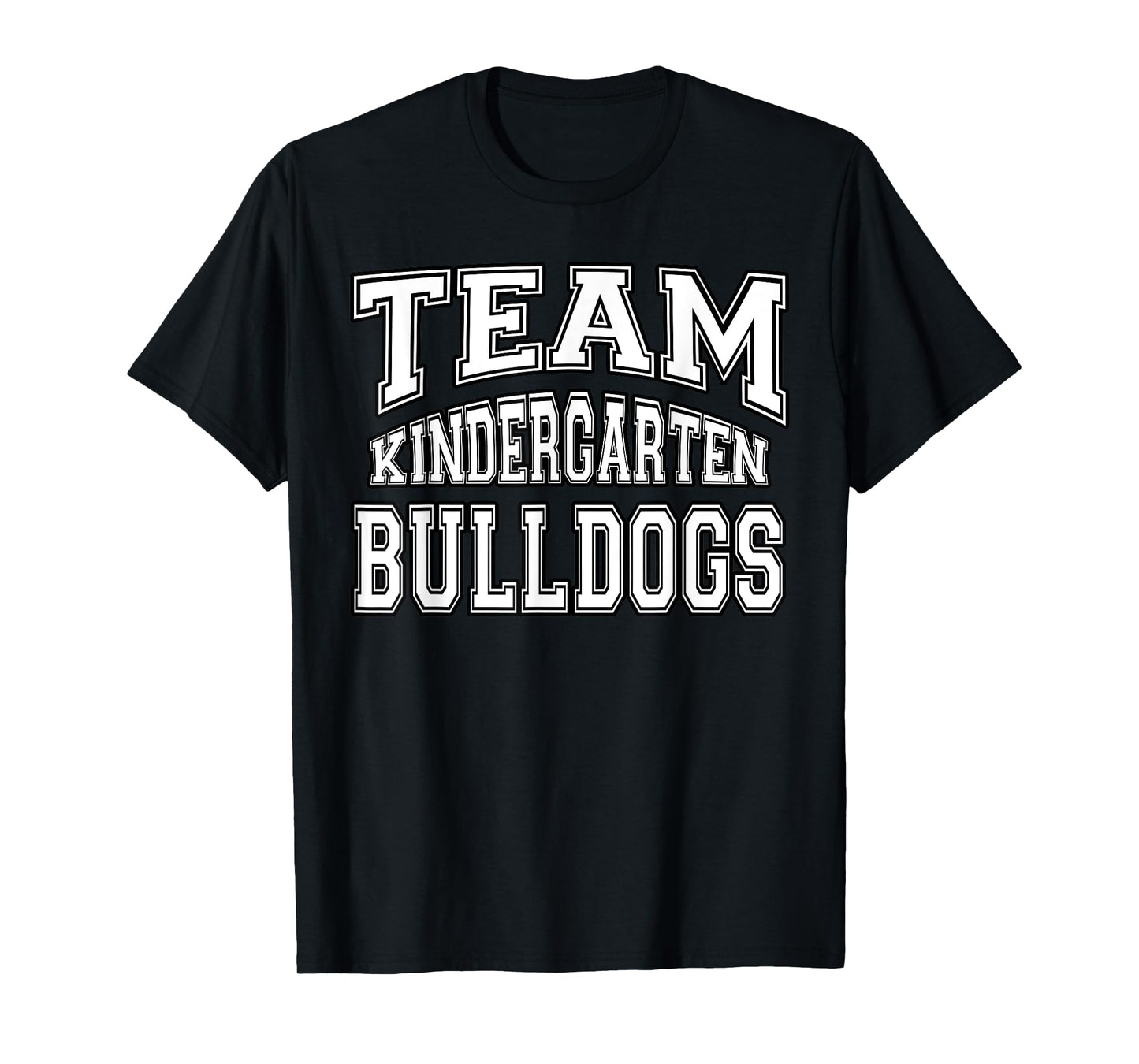 Team Kindergarten Grade Bulldogs Student Back To School T-Shirt