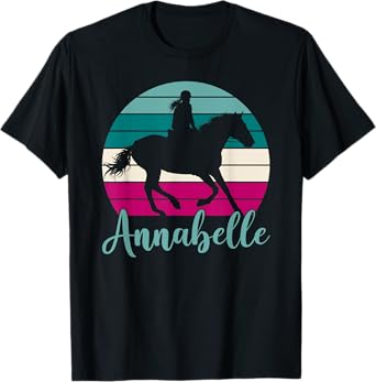 Annabelle Name Gift - Equestrian Shirt Annabelle Horse Girl T-Shirt