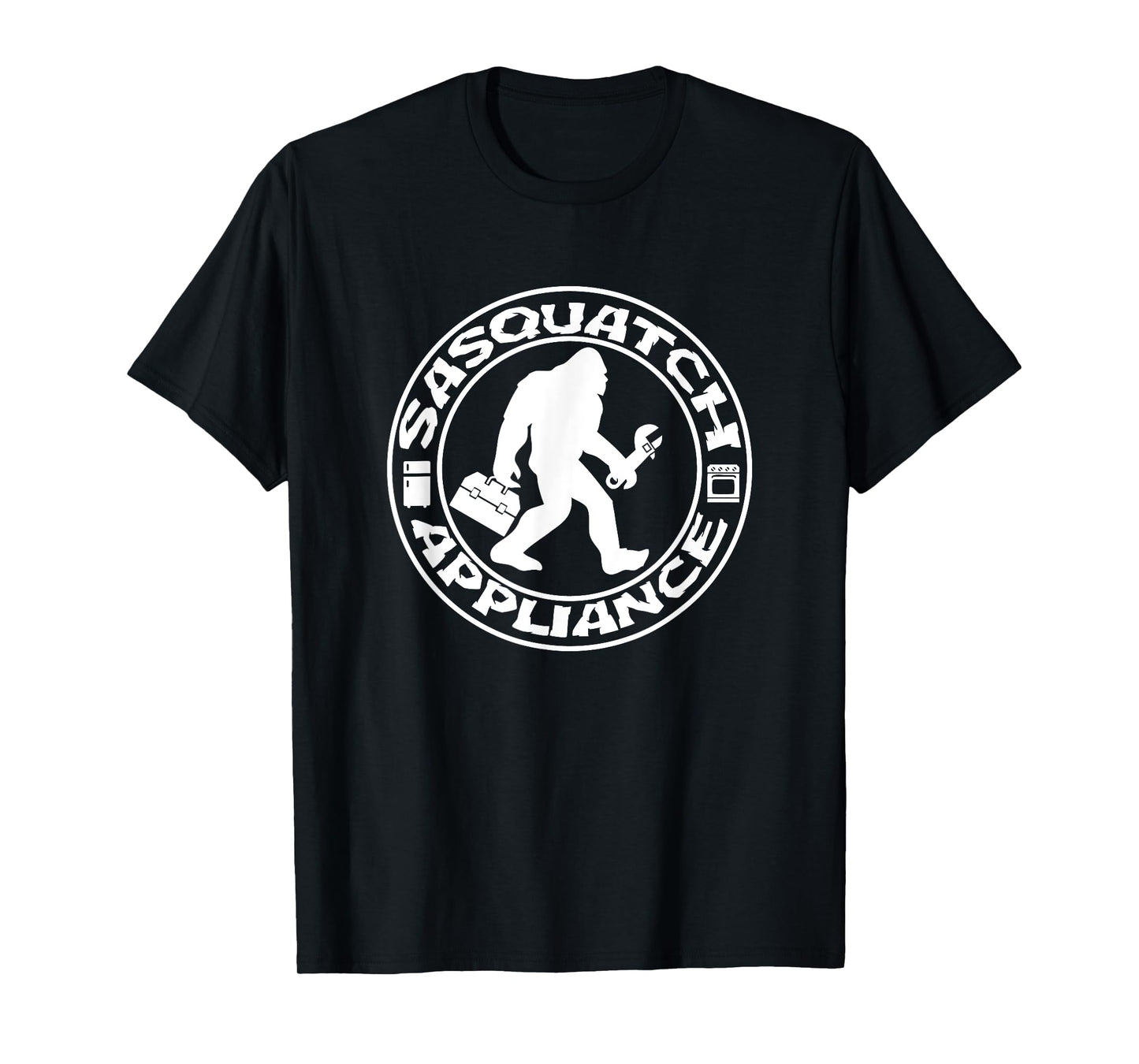 Funny Yeti Sasquatch Bigfoot Appliance Repair Shirt