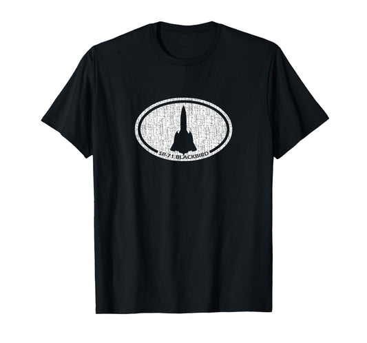SR-71 Blackbird Spy Plane Retro Airplane T-Shirt T-Shirt