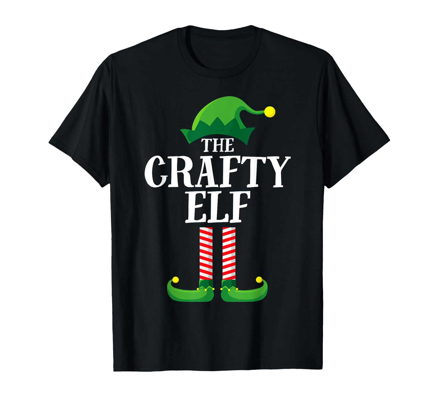 Crafty Elf Shirt Matching Family Funny Group Christmas T-Shirt