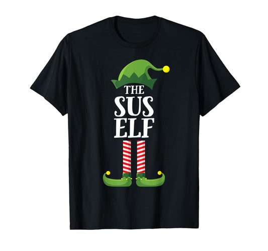 Sus Elf Matching Family Group Funny Christmas T-Shirt