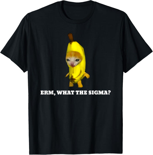 Erm, What Sigma? Cat meme T-Shirt