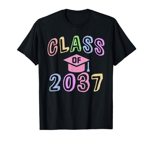 Future CLASS of 2037 First Second Grade Graduation Last Day T-Shirt