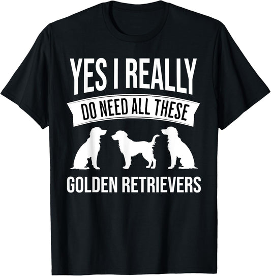 Golden Retriever Dog T-Shirt