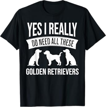 Golden Retriever Dog T-Shirt
