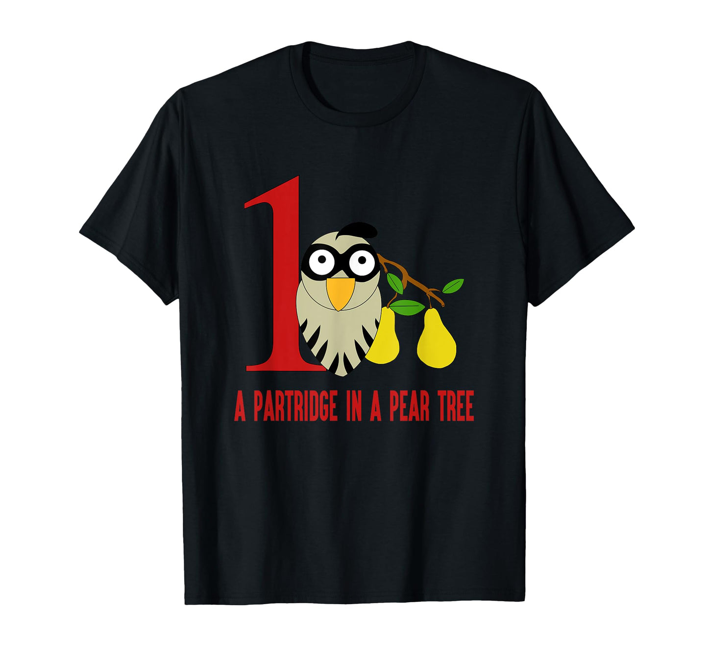 A Partridge in Pear Tree T-Shirt Song 12 Days Christmas Tee T-Shirt