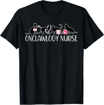 Pediatric Practitioner Hematology Oncology Nurse Cat Lover T-Shirt
