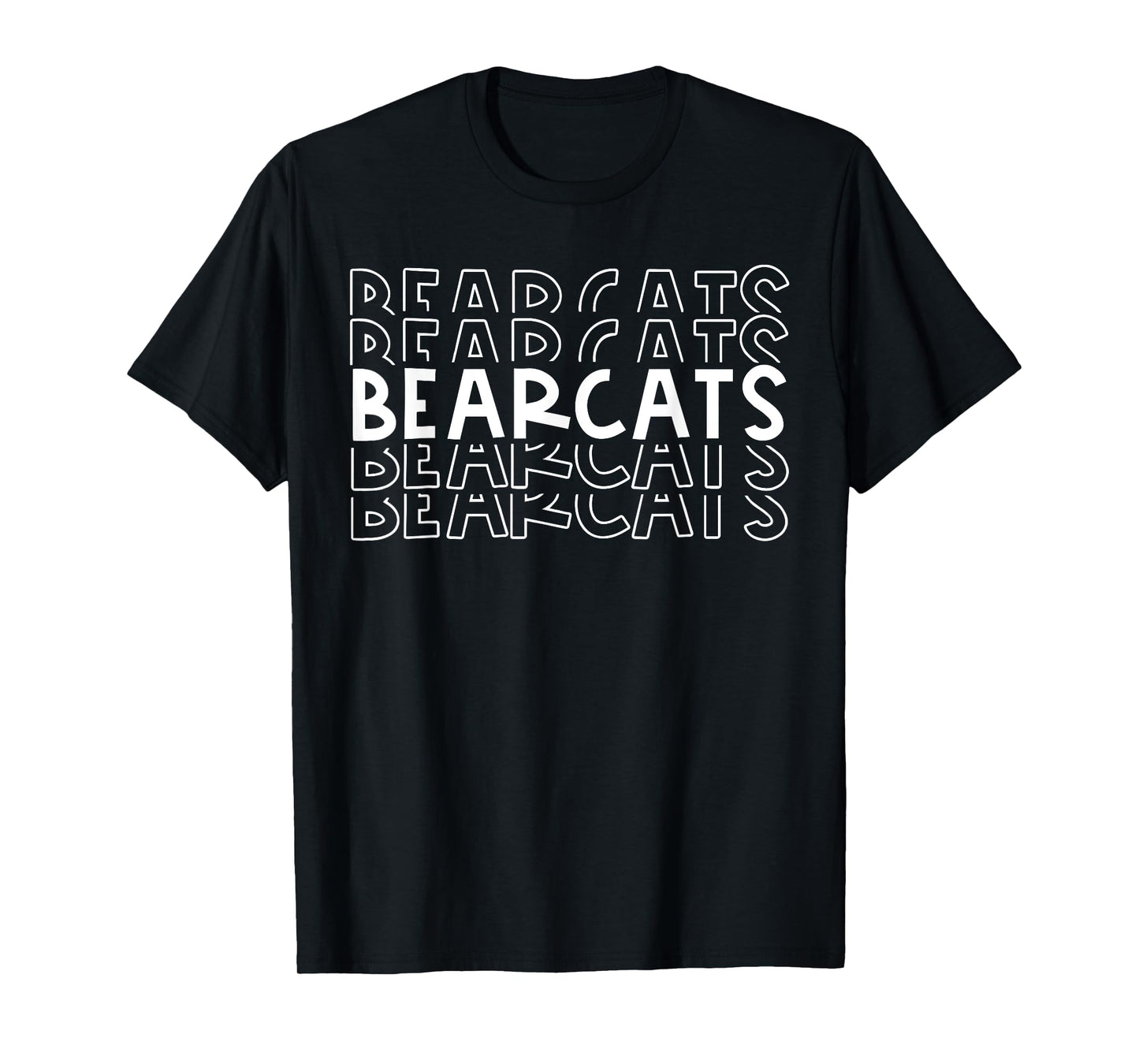 Bearcats School Sports Team Mascot Town Go College Athlete T-Shirt