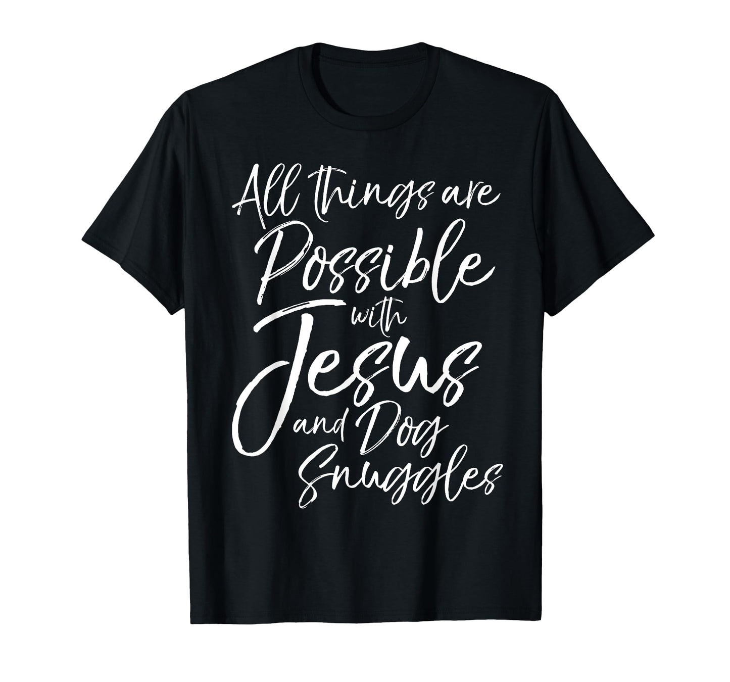 Cute Christian Dog Shirt Fun Faith in Jesus Shirt Trust God T-Shirt for Men Women
