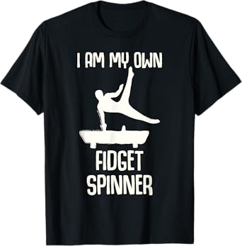 Boys Mens Gymnastics Fidget Spinner T-shirt T-Shirt