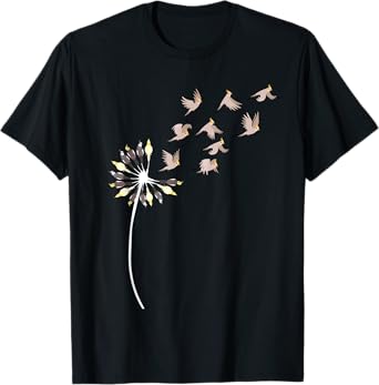 Dandelion Cockatiel Lover Shirt | Cockatiel T-Shirt