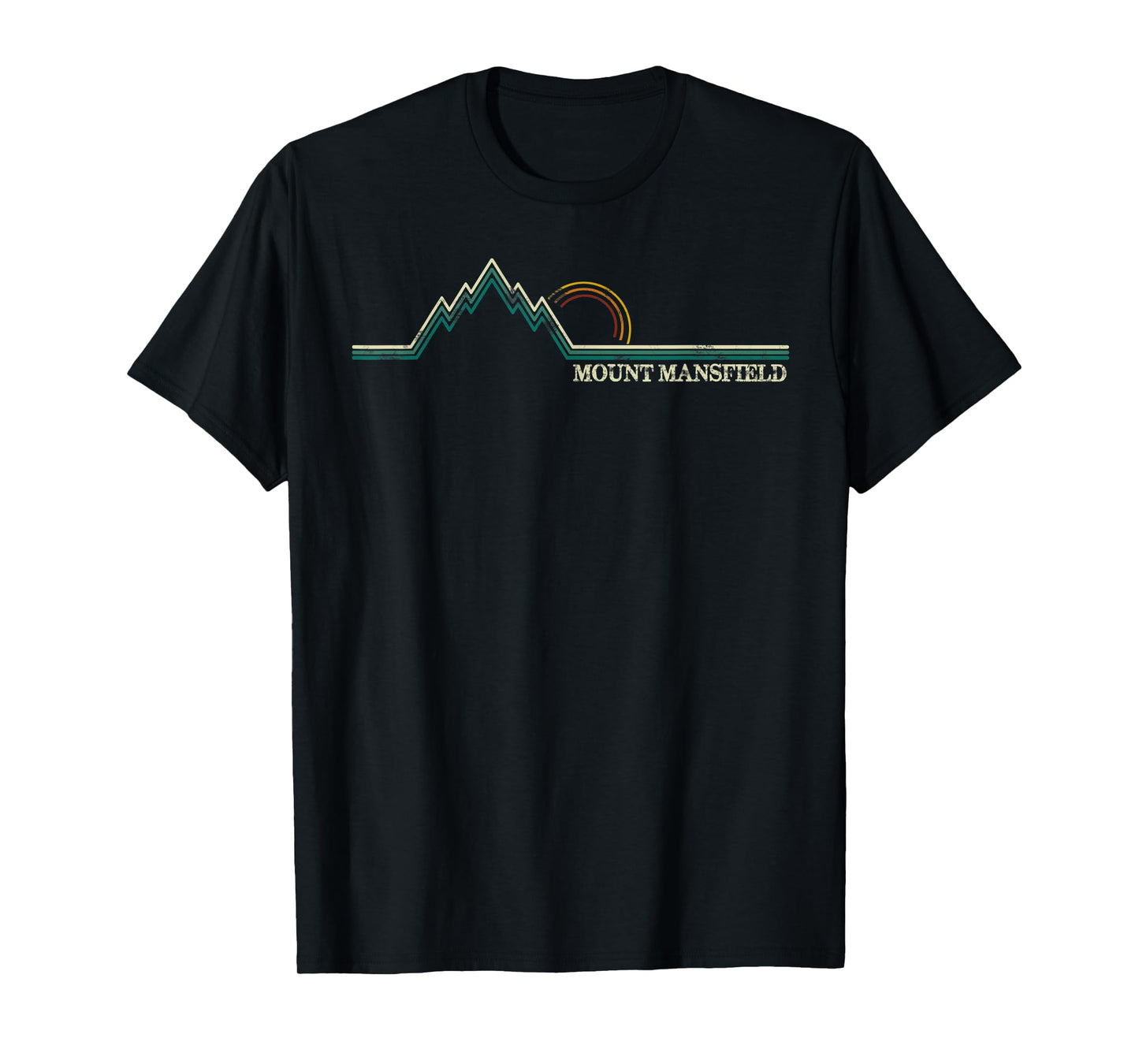 Mount Mansfield Vermont Snowboarding Skiing Resort T-Shirt