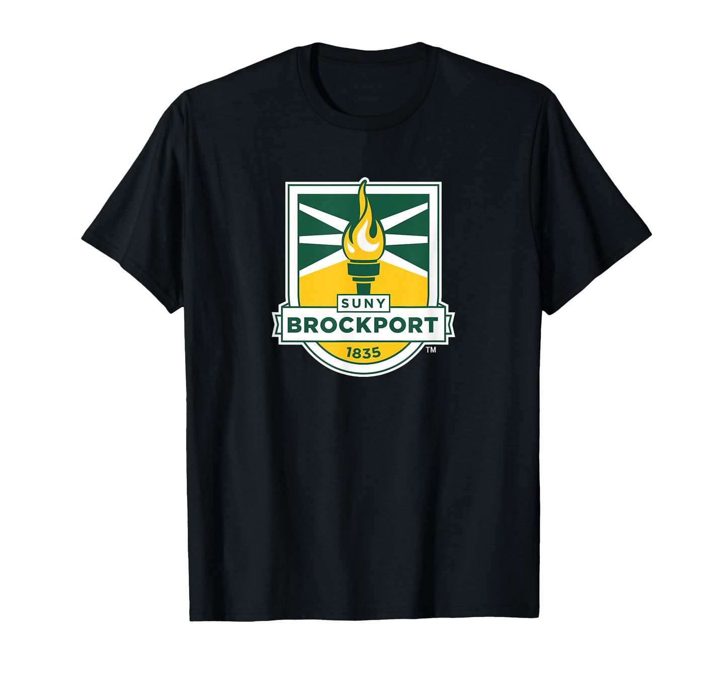 SUNY Brockport Golden Eagles Institutional Shield T-Shirt