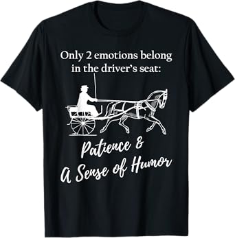 Fine Harness Horse Pleasure Driving Lifestyle - Humorous T-Shirt