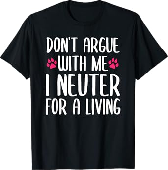 Funny Veterinarian Art Men Women Vet Tech Assistant Doctors T-Shirt
