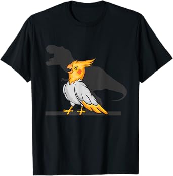 Cute Cockatiel Art For Men Women Kids Cockatiel Bird Lover T-Shirt