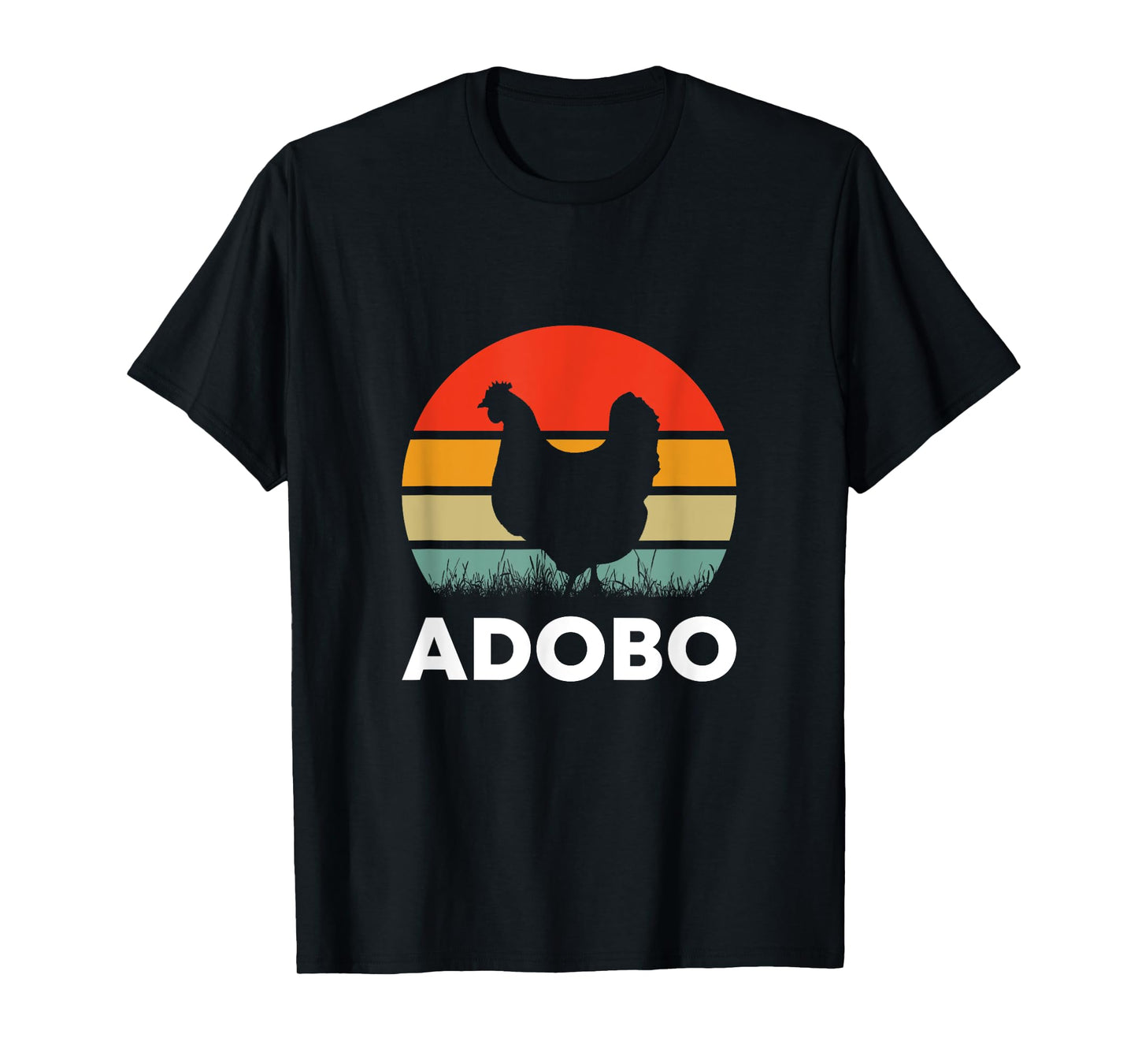 Retro Chicken Adobo Funny Filipino Filipina Philippines Food T-Shirt