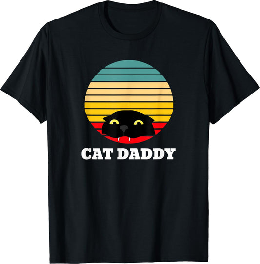 Cat Daddy Funny Cute Dad Father T-Shirt