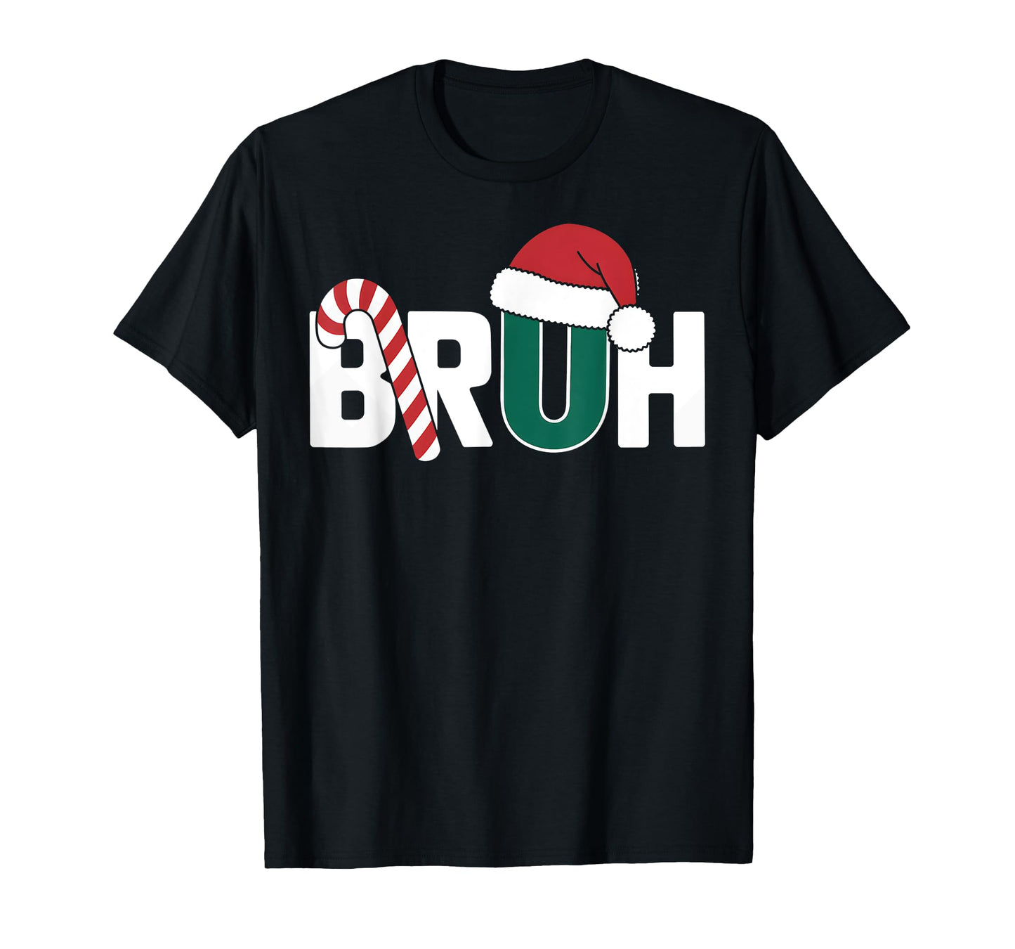 Bruh Christmas Santa Happy Christmas Family Xmas Christmas T-Shirt