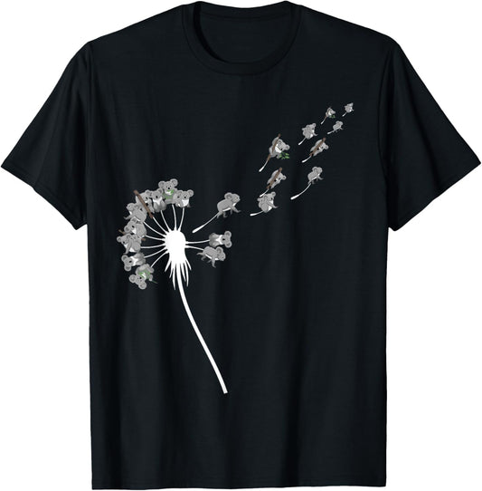 Dandelion Koala Bears Shirt for Koala Lover | Womens Koala T-Shirt