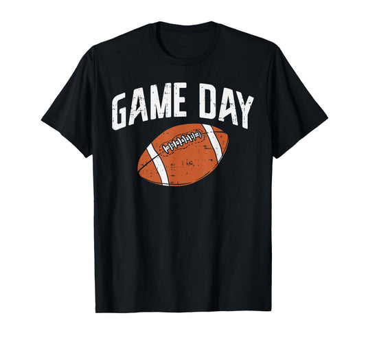 American Football Game Day Vintage Gridiron Sports Lover Fan T-Shirt