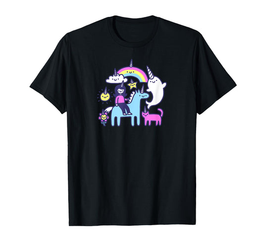 Threadless Obinsun Unicorns Everywhere Graphic T-Shirt