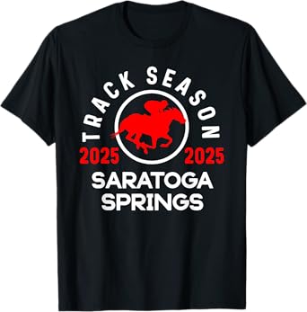 2023 Saratoga Springs Horse Racing Track Season T-Shirt