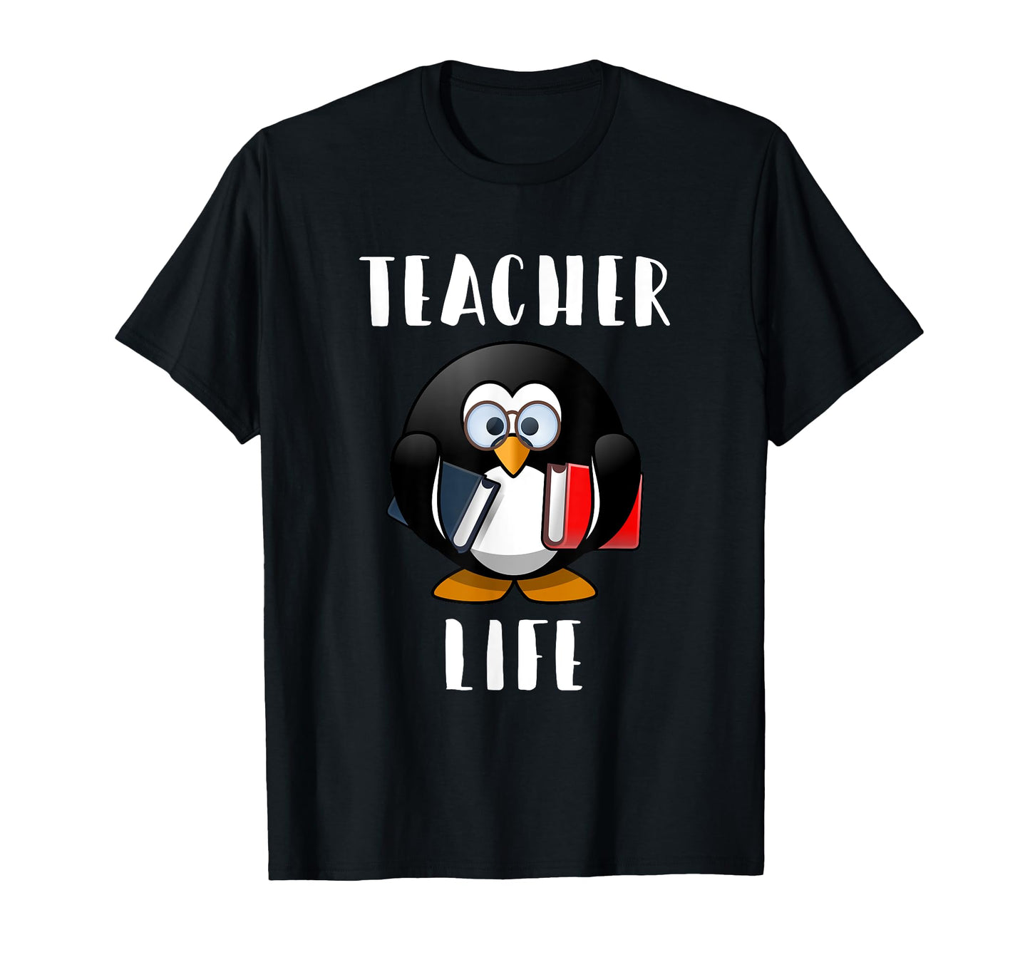 Cute Penguin Funny Teacher Life Shirt & Gift for Teachers Men Women Girls Kids T-Shirt
