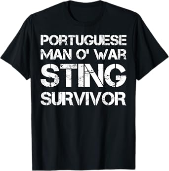 Portuguese man o' war Sting Survivor T-Shirt