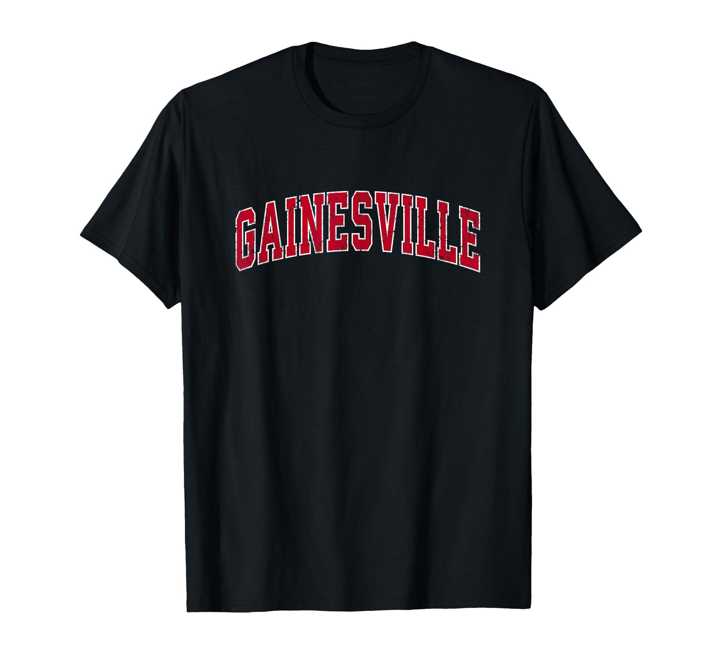 Gainesville Georgia GA Vintage Sports Design Red Design T-Shirt