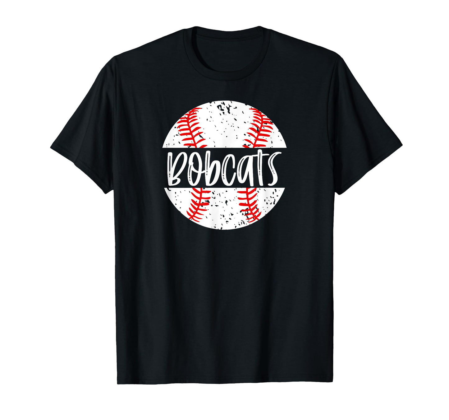 Bobcats Baseball Team Mascot School Spirit Game Day T-Shirt