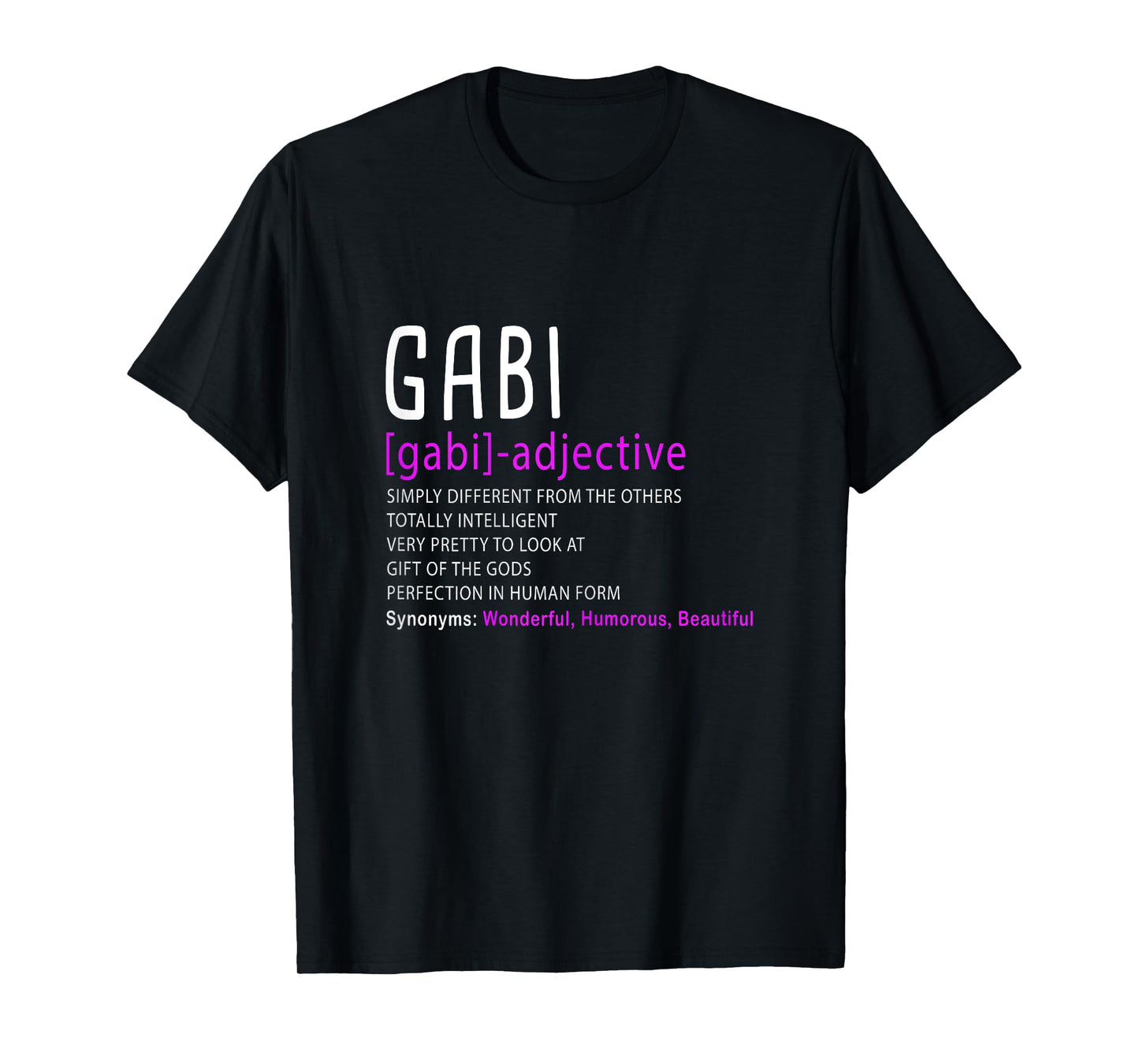 Personalized Name Description Gabi T-Shirt