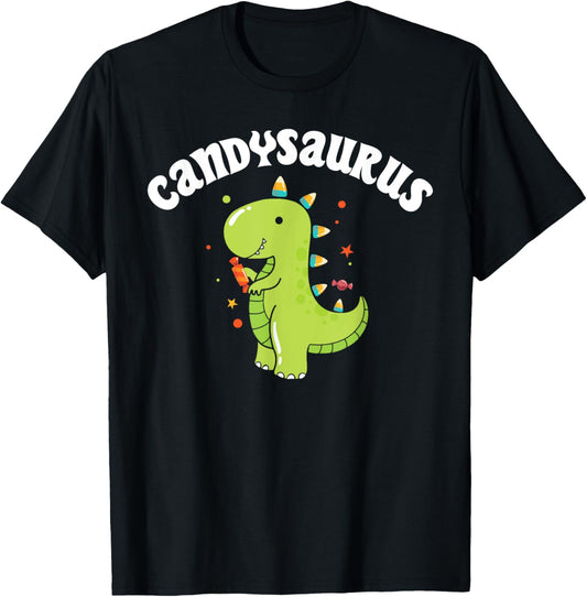 Candysaurus Halloween Dinosaur Candy Corn Funny Cute T-Shirt