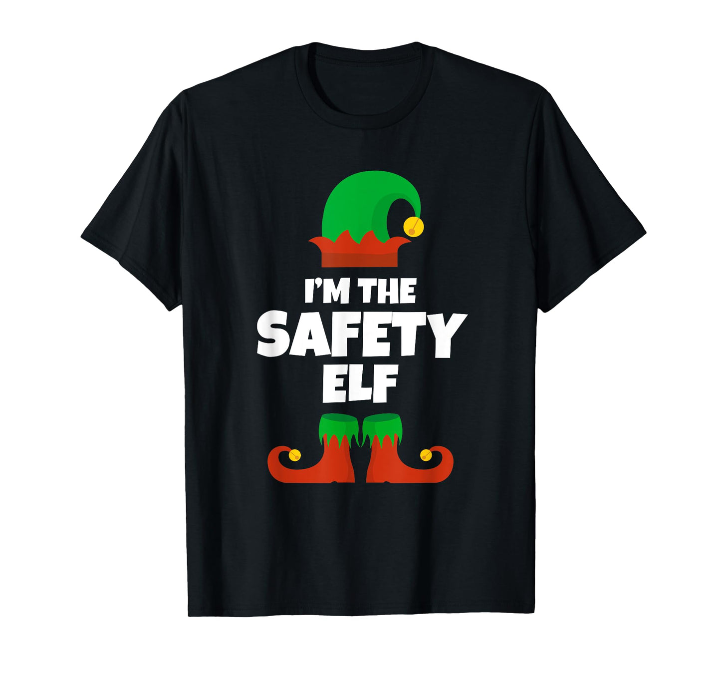 I'm The Safety Elf Family Pajama Christmas Officer Manager T-Shirt
