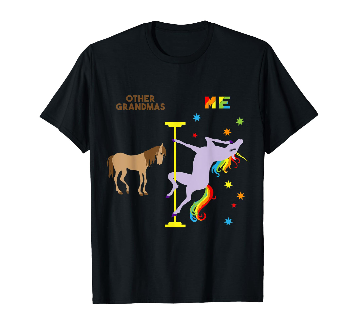 Unicorn Grandma Shirt Gifts for Grandmas Rainbow Tee T-Shirt