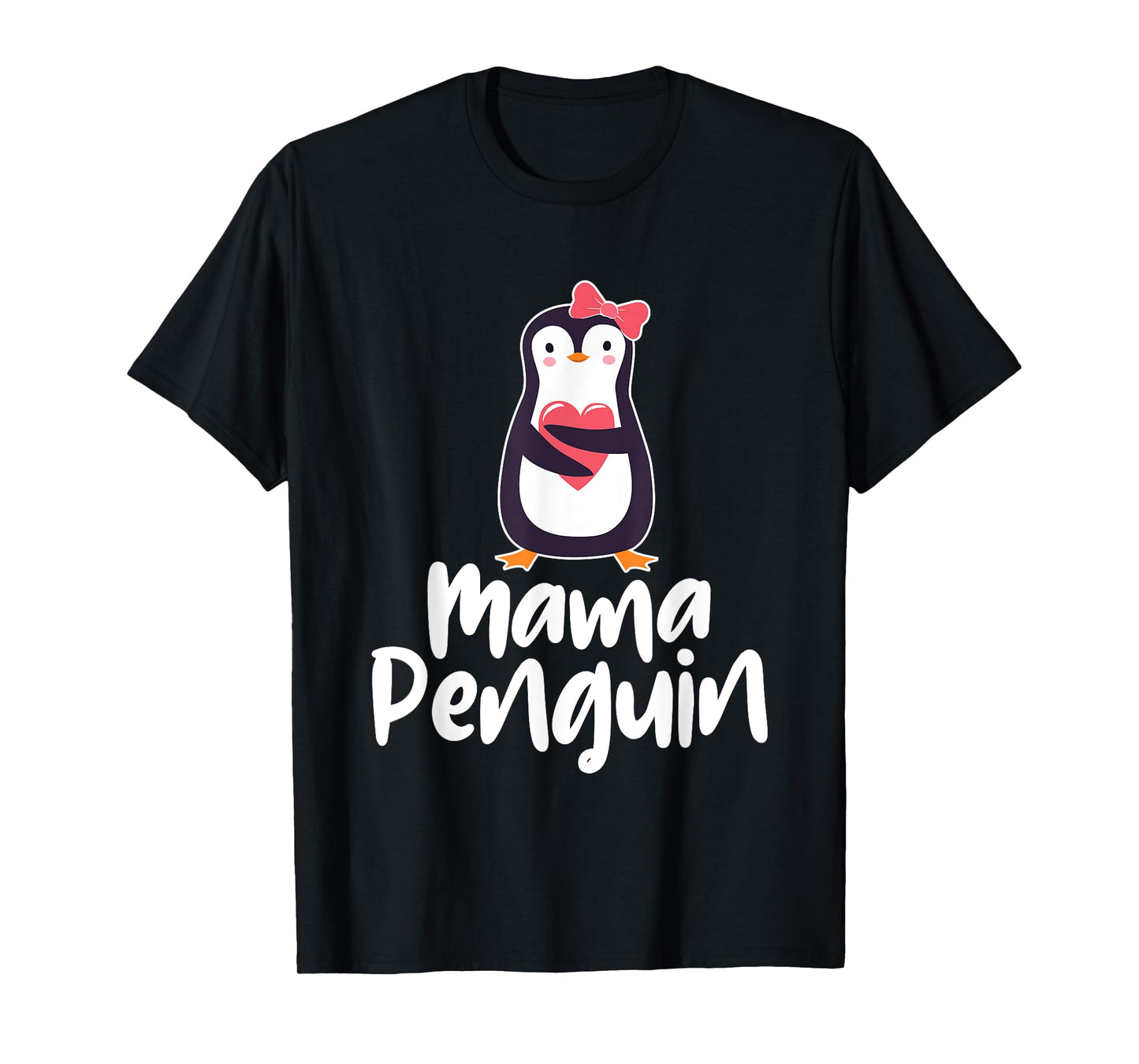 Mama Penguin - Penguin Lover Bird Watcher Aquatic Bird T-Shirt