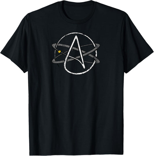 Atheism Logo Symbol Anti Religion T-Shirt