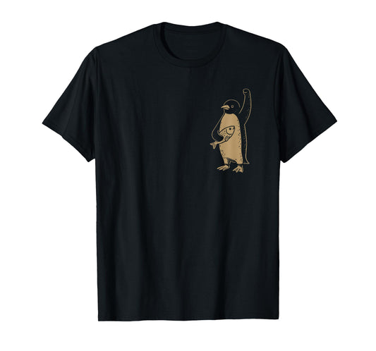 Resist Penguin Activism Graphic Design 2 Side T-Shirt