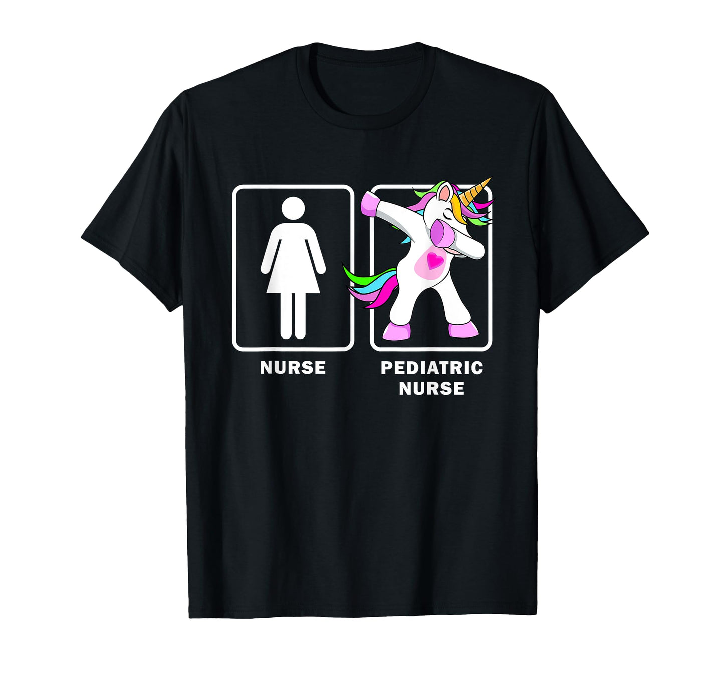 Pediatric Nurse Funny Dabbing Unicorn Medical Shirt T-Shirt